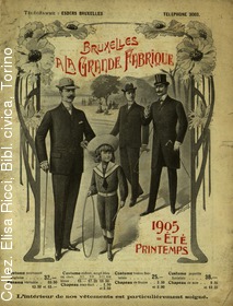 A la grande fabrique Esders - Bruxelles. 1905 - Et printemps