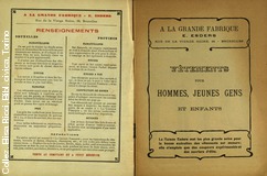 A la grande fabrique Esders - Bruxelles. 1905 - Et printemps