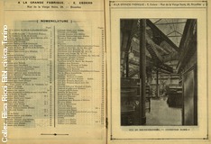 A la grande fabrique Esders - Bruxelles. Et 1909