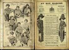 Au bon march - Bruxelles. cataloghi datati. Et 1912 - Agrandissements