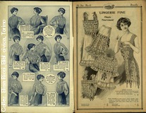 Au bon march - Bruxelles. cataloghi datati. Blanc lingerie trousseaux 1912