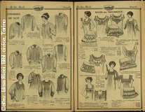 Au bon march - Bruxelles. cataloghi datati. Blanc lingerie trousseaux 1912