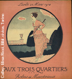 Aux trois quartiers - Paris. datati. Lundi 23 mars 1914 - Robes et manteaux