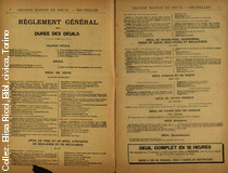 Grande maison de deuil - Bruxelles. Saison d't 1899 - Specialit de noir. Saison d'hiver 1901-1902 - Specialit de noir