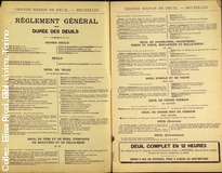 Grande maison de deuil - Bruxelles. Saison d'hiver 1898-99 - Specialit de noir