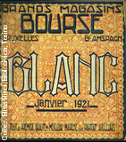 Grands magasins de la Bourse - Bruxelles. datati. Blanc - Janvier 1921