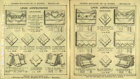 Grands magasins de la Bourse - Bruxelles. datati. Blanc - Janvier 1921