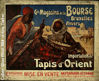 Grands magasins de la Bourse - Bruxelles. datati. Importation de tapis d'Orient - Septembre-octobre 1922