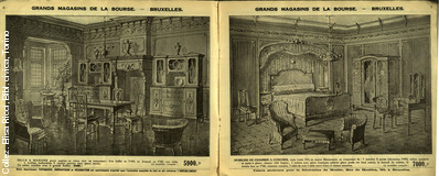 Grands magasins de la Bourse - Bruxelles. datati. Importation de tapis d'Orient - Septembre-octobre 1922