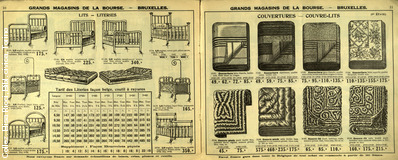 Grands magasins de la Bourse - Bruxelles. datati. Importation de tapis d'Orient - Septembre-octobre 1922