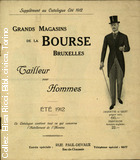 Grands magasins de la Bourse - Bruxelles. datati. Tailleur pour hommes - Et 1912