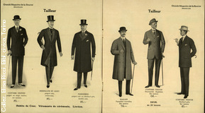 Grands magasins de la Bourse - Bruxelles. datati. Tailleur pour hommes - Et 1912