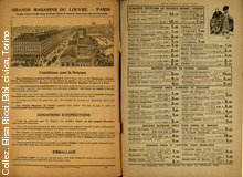 Grands magasins du Louvre - Paris. Saison d't 1911