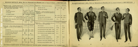 Maison Royale - Bruxelles. Catalogue spcial de vetements et accessoires pour la livre 1