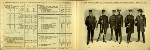 Maison Royale - Bruxelles. Catalogue spcial de vetements et accessoires pour la livre 1