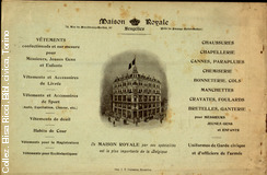 Maison Royale - Bruxelles. Catalogue gnral des spcialits 1