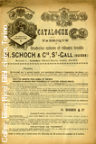 Schoch - St.Gall. Catalogue de la fabrique... - Modle 5379