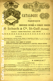 Schoch - St.Gall. Catalogue de la fabrique... - Modle 6775