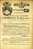 Schoch - St.Gall. Catalogue de la fabrique... - Modle 7634