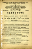 Schoch - St.Gall. Catalogue de la fabrique... - Modle 8316