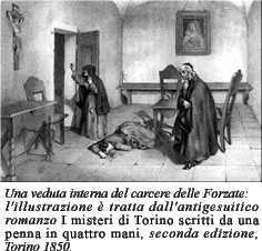 Illustrazione dell'interno del carcere delle Forzate