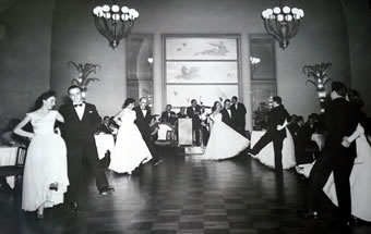 Festa di ballo all'Hotel Turin, 8 dicembre 1951