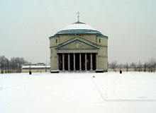 Il Mausoleo sotto la neve