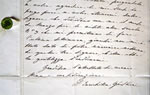 Lettera di Enrichetta Mathis Ghislieri a Carlo Ignazio Giulio