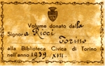 Ex libris di Elisa Ricci